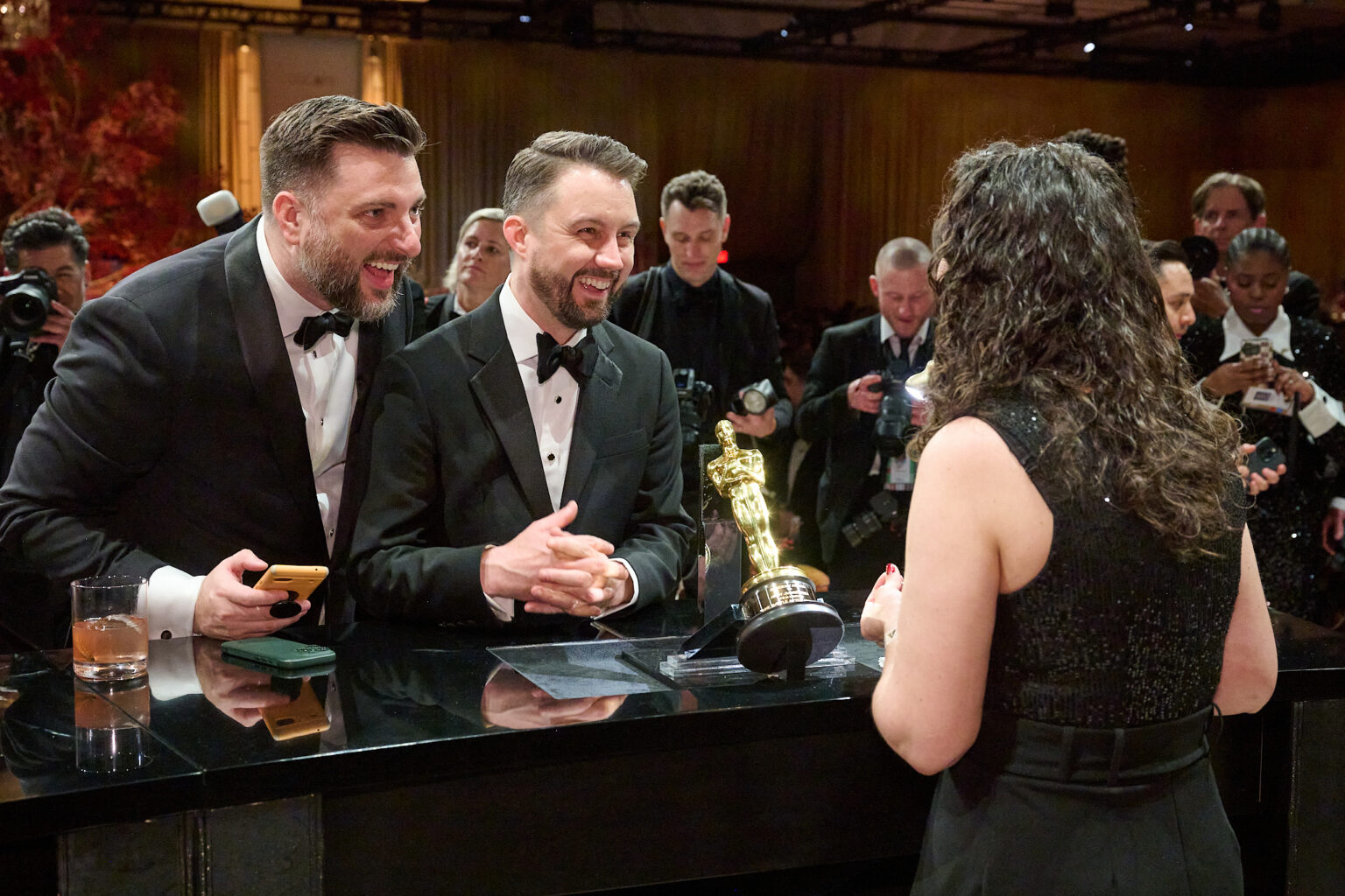 Andy Jurgensen and guest attends the Governors Ball following the 98th Oscars® at the Dolby® Theatre at Ovation Hollywood in Los Angeles, CA, on Sunday, March 15, 2026.