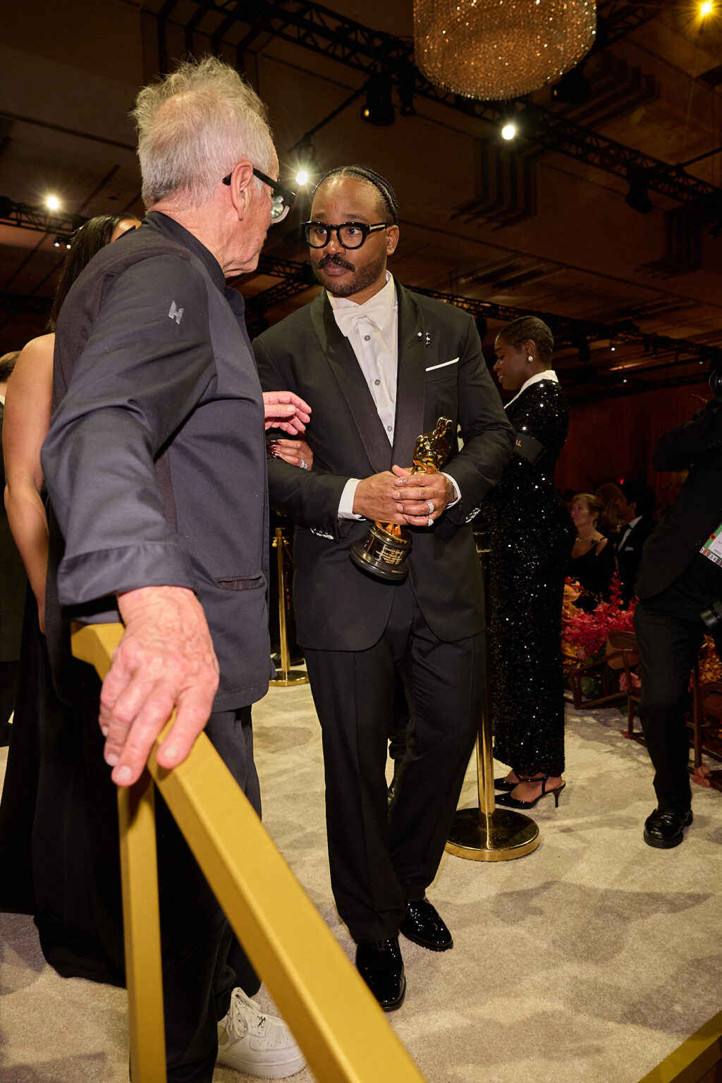 Ryan Coogler has their Oscar® engraved at the Governors Ball following the 98th Oscars® at the Dolby Theatre at Ovation Hollywood in Los Angeles, CA, on Sunday, March 15, 2026.