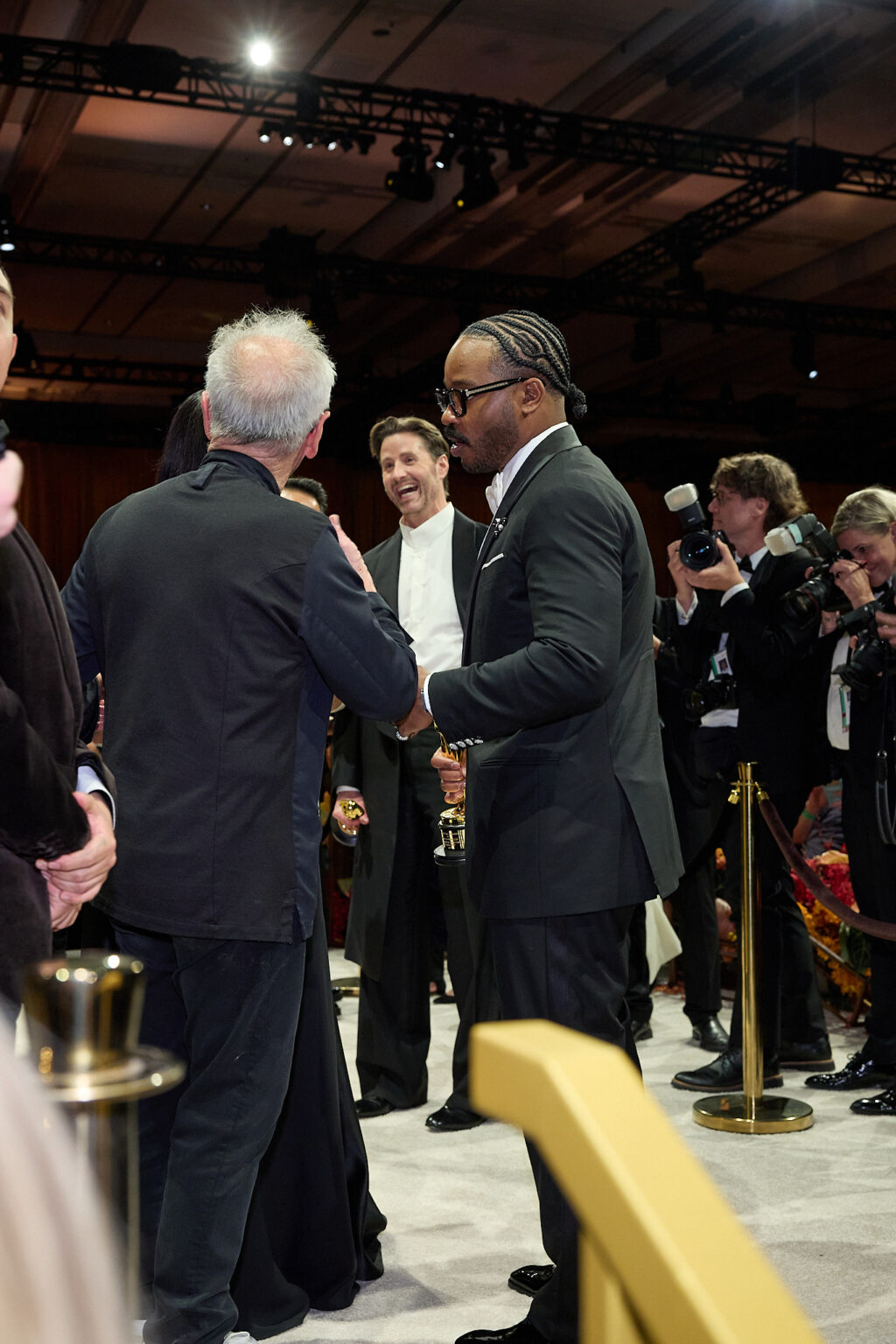 Ryan Coogler has their Oscar® engraved at the Governors Ball following the 98th Oscars® at the Dolby Theatre at Ovation Hollywood in Los Angeles, CA, on Sunday, March 15, 2026.