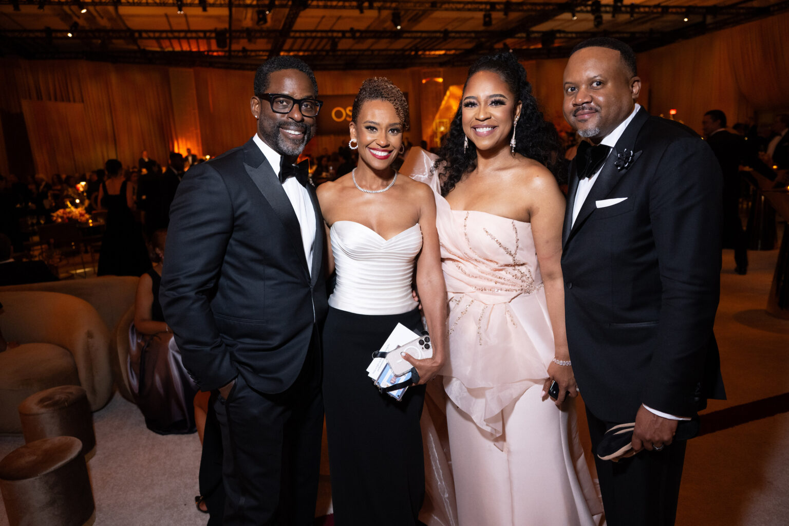 Sterling K. Brown, Ryan Michelle Bathe and guests attend the Governors Ball following the 98th Oscars® at the Dolby® Theatre at Ovation Hollywood in Los Angeles, CA, on Sunday, March 15, 2026.
