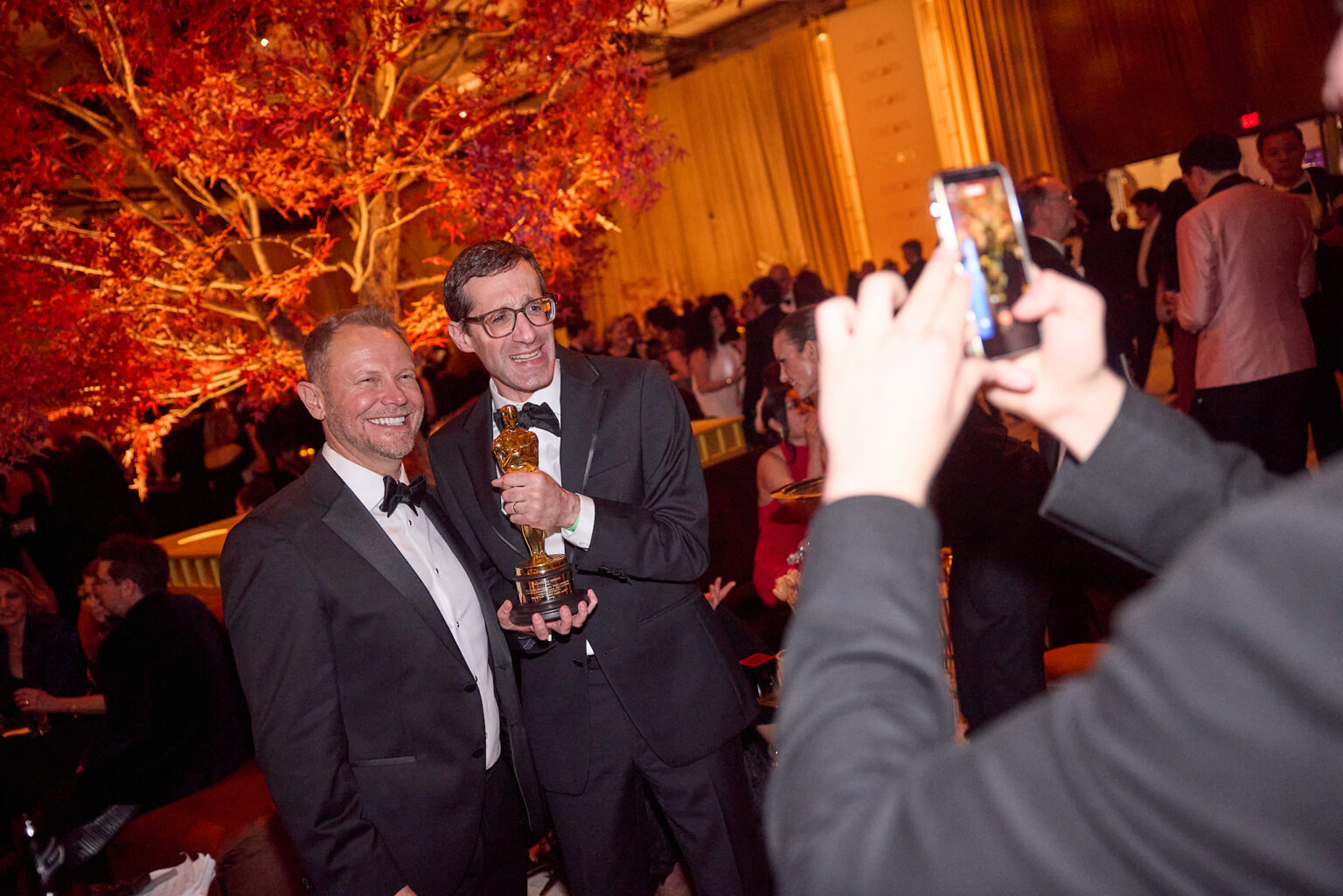 Richard Baneham and guest attend the Governors Ball following the 98th Oscars® at the Dolby® Theatre at Ovation Hollywood in Los Angeles, CA, on Sunday, March 15, 2026.