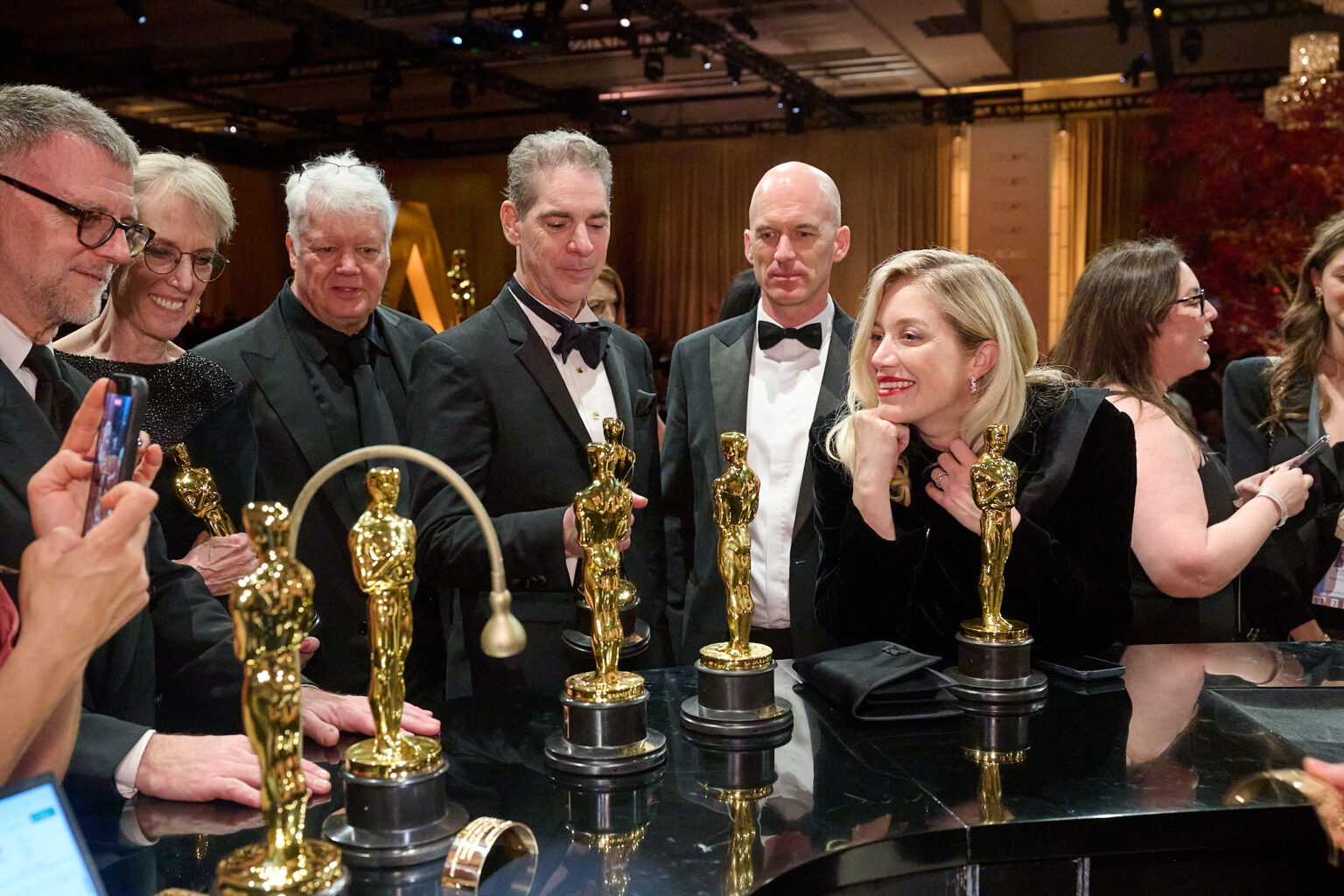 Paul Thomas Anderson, Sara Murphey, Al Nelson, Gwendolyn Yates Whittle and Gareth John attends the Governors Ball following the 98th Oscars® at the Dolby® Theatre at Ovation Hollywood in Los Angeles, CA, on Sunday, March 15, 2026.