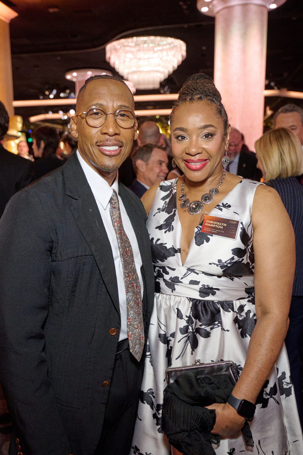 Raphael Saadiq and Christalyn Hampton at the Oscar Nominee Luncheon held in the International Ballroom at the Beverly Hilton on Tuesday, February 10, 2026.