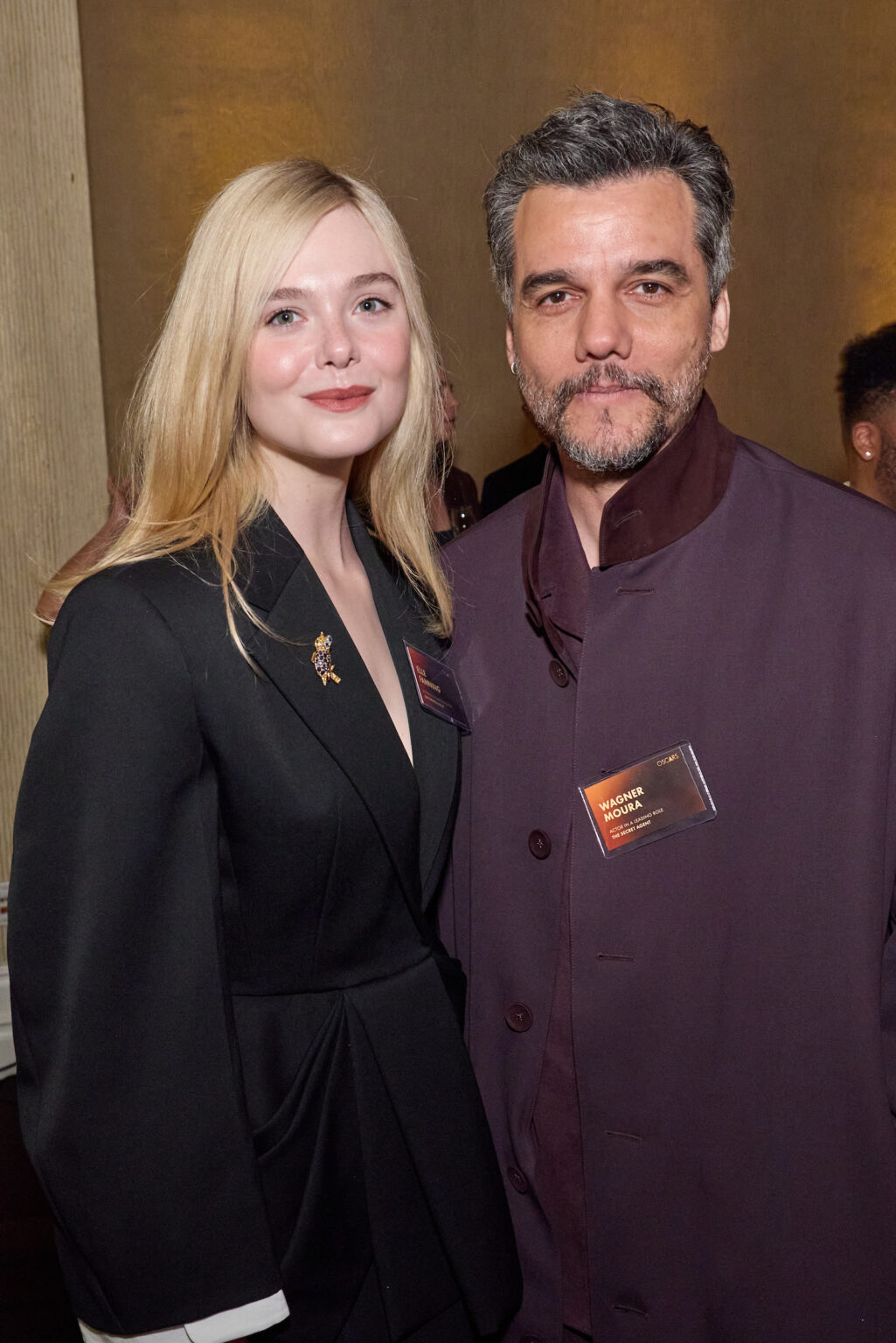 Ella Fanning and Wagner Moura at the Oscar Nominee Luncheon held in the International Ballroom at the Beverly Hilton on Tuesday, February 10, 2026.