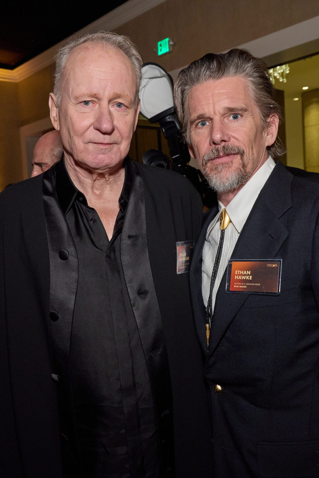 Stellan Skarsgård and Ethan Hawke at the Oscar Nominee Luncheon held in the International Ballroom at the Beverly Hilton on Tuesday, February 10, 2026.