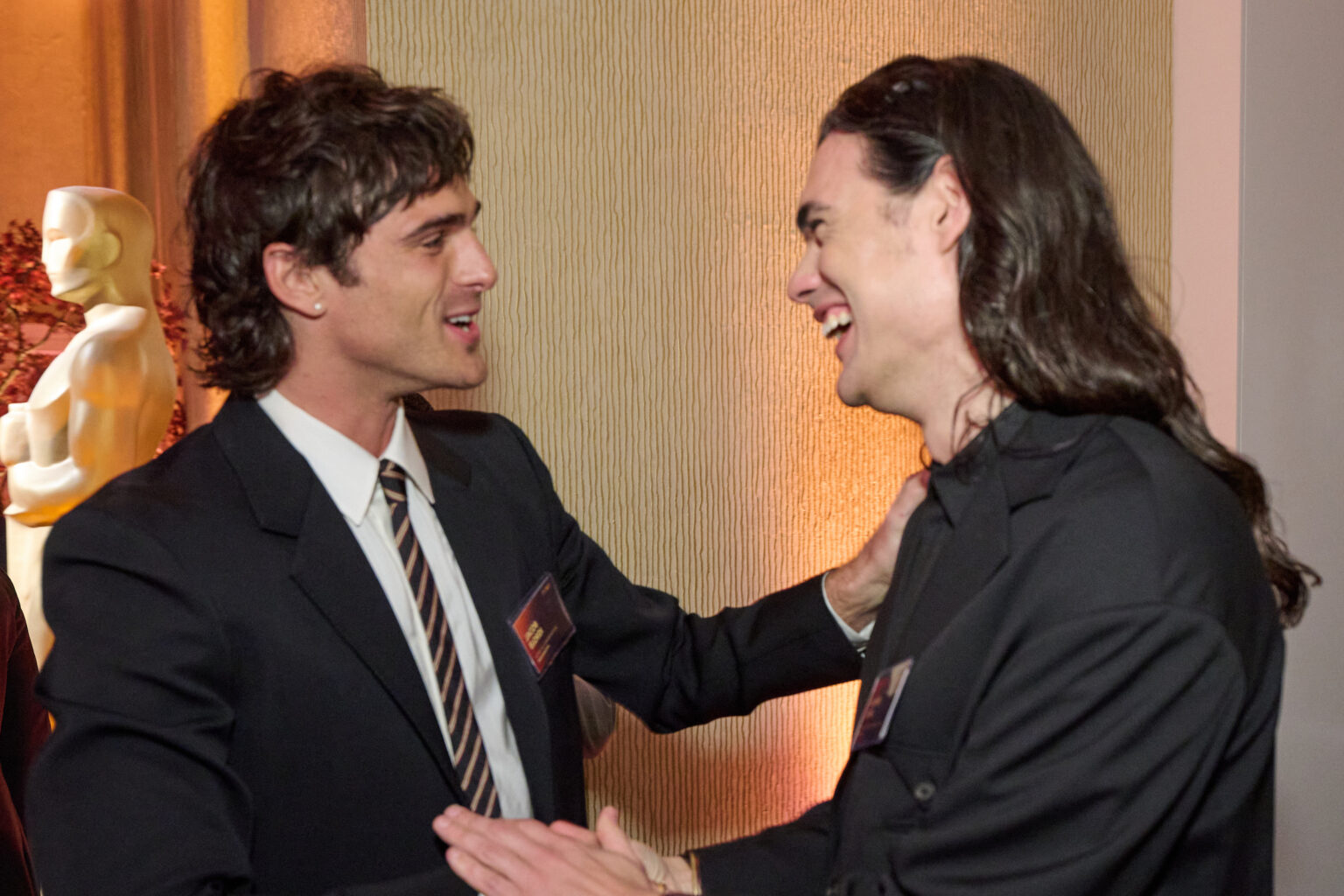 Jacob Elordi and Oliver Laxe at the Oscar Nominee Luncheon held in the International Ballroom at the Beverly Hilton on Tuesday, February 10, 2026.