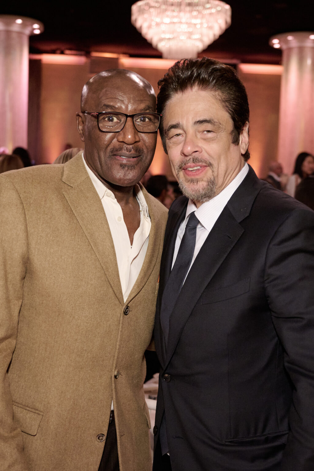 Delroy Lindo and Benicio del Toro at the Oscar Nominee Luncheon held in the International Ballroom at the Beverly Hilton on Tuesday, February 10, 2026.