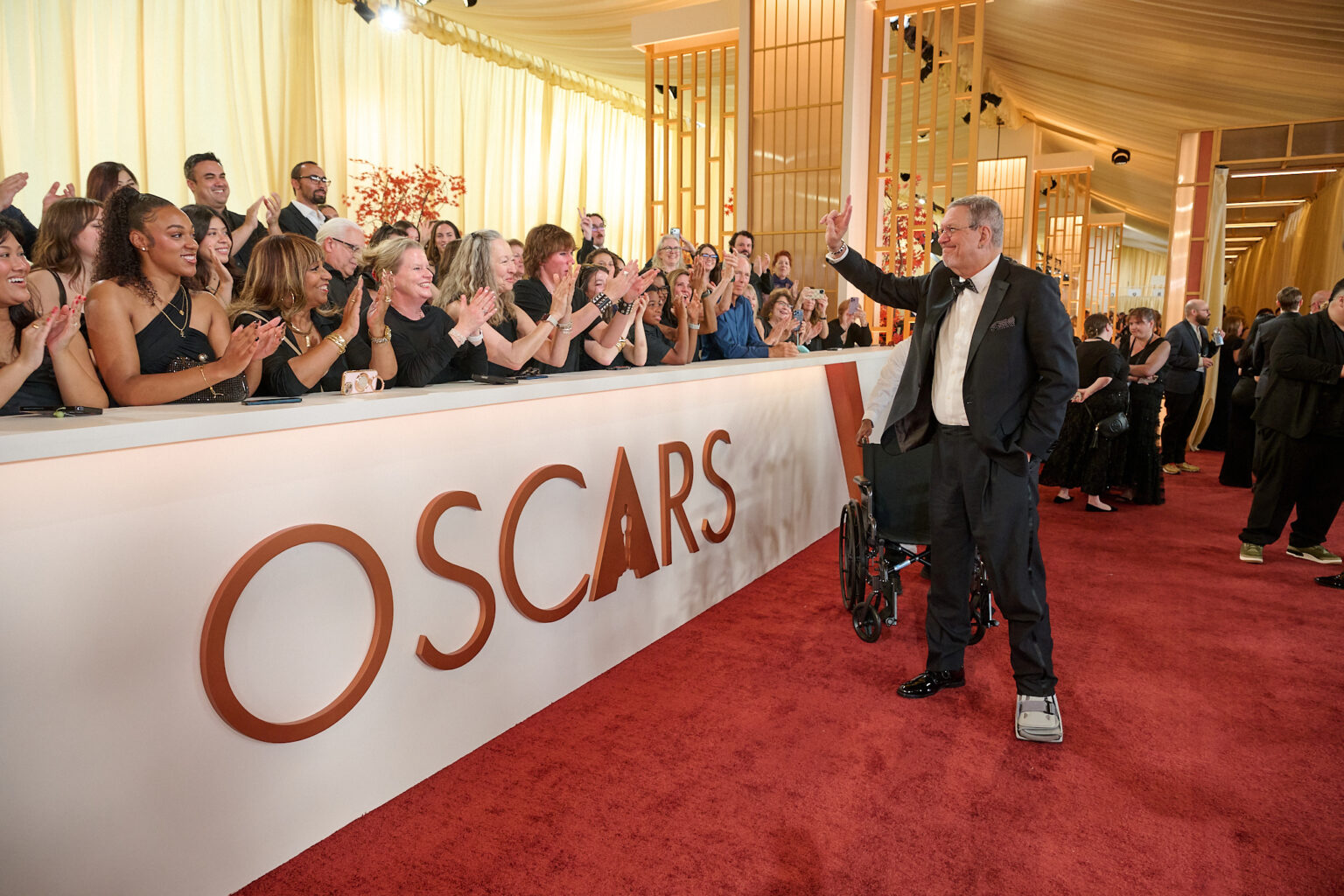Penn Jillette arrives on the red carpet of the 98th Oscars® at the Dolby® Theatre at Ovation Hollywood on Sunday, March 15, 2026.