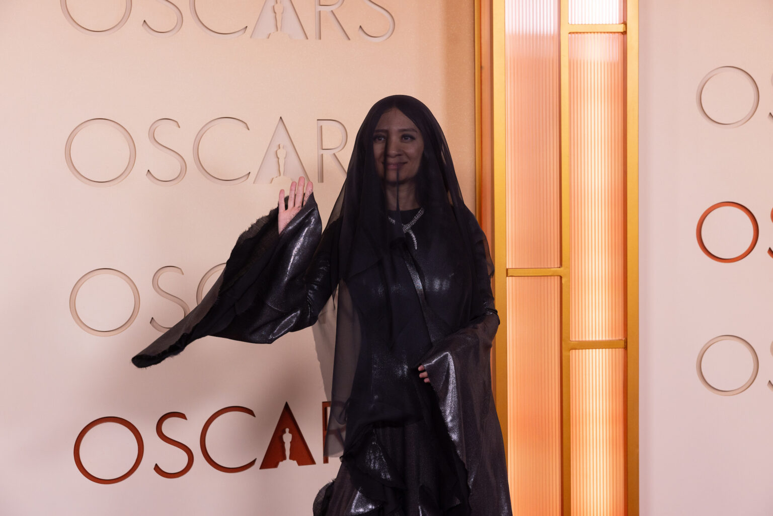 Chloé Zhao arrives on the red carpet of the 98th Oscars® at the Dolby® Theatre at Ovation Hollywood on Sunday, March 15, 2026.