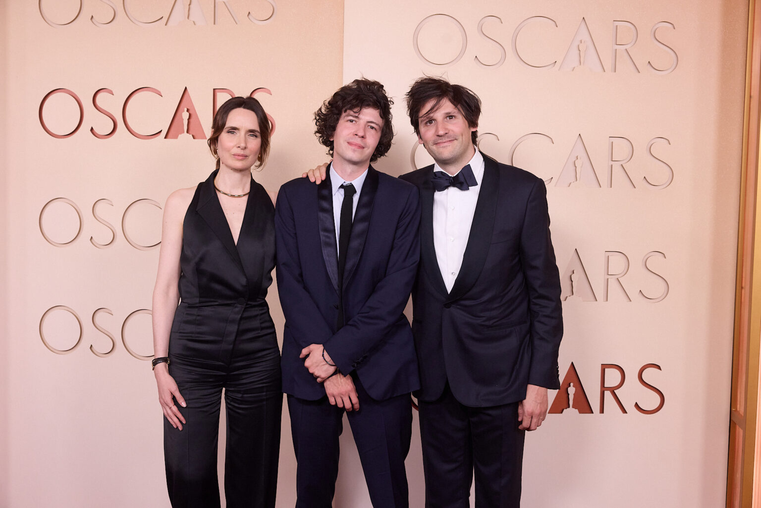 Sophie Mas, Ugo Bienvenu and Félix de Givry arrive on the red carpet of the 98th Oscars® at the Dolby® Theatre at Ovation Hollywood on Sunday, March 15, 2026.