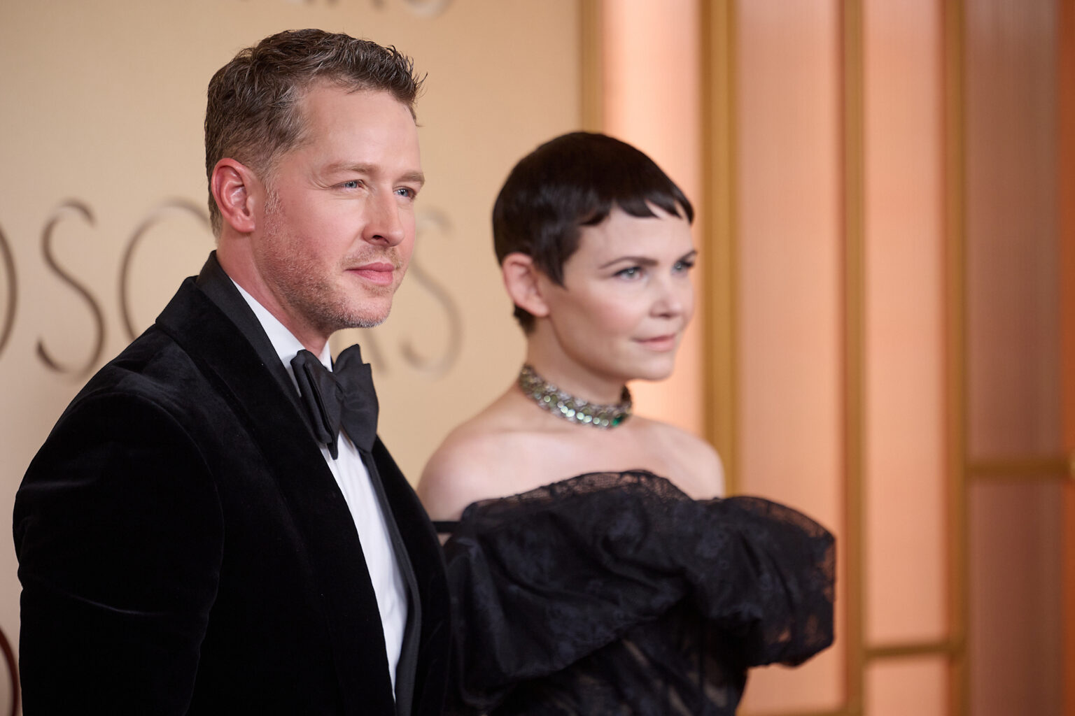 Josh Dallas and Ginnifer Goodwin arrive on the red carpet of the 98th Oscars® at the Dolby® Theatre at Ovation Hollywood on Sunday, March 15, 2026.