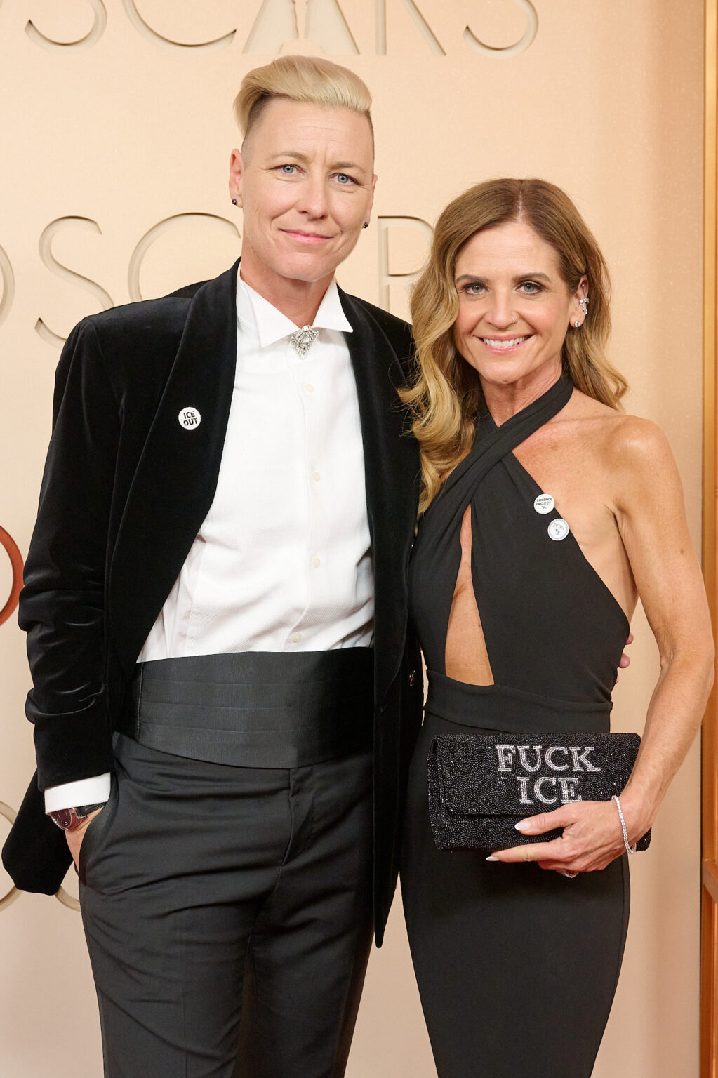 Abby Wambach and Glennon Doyle arrive on the red carpet of the 98th Oscars® at the Dolby® Theatre at Ovation Hollywood on Sunday, March 15, 2026.