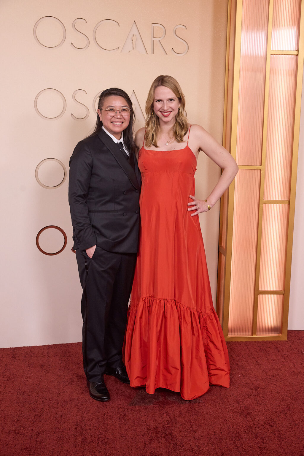 Charmaine Chan and guest arrive on the red carpet of the 98th Oscars® at the Dolby® Theatre at Ovation Hollywood on Sunday, March 15, 2026.