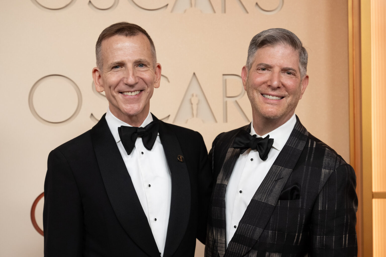 Richard Hicks (L) arrives on the red carpet of the 98th Oscars® at the Dolby® Theatre at Ovation Hollywood on Sunday, March 15, 2026.