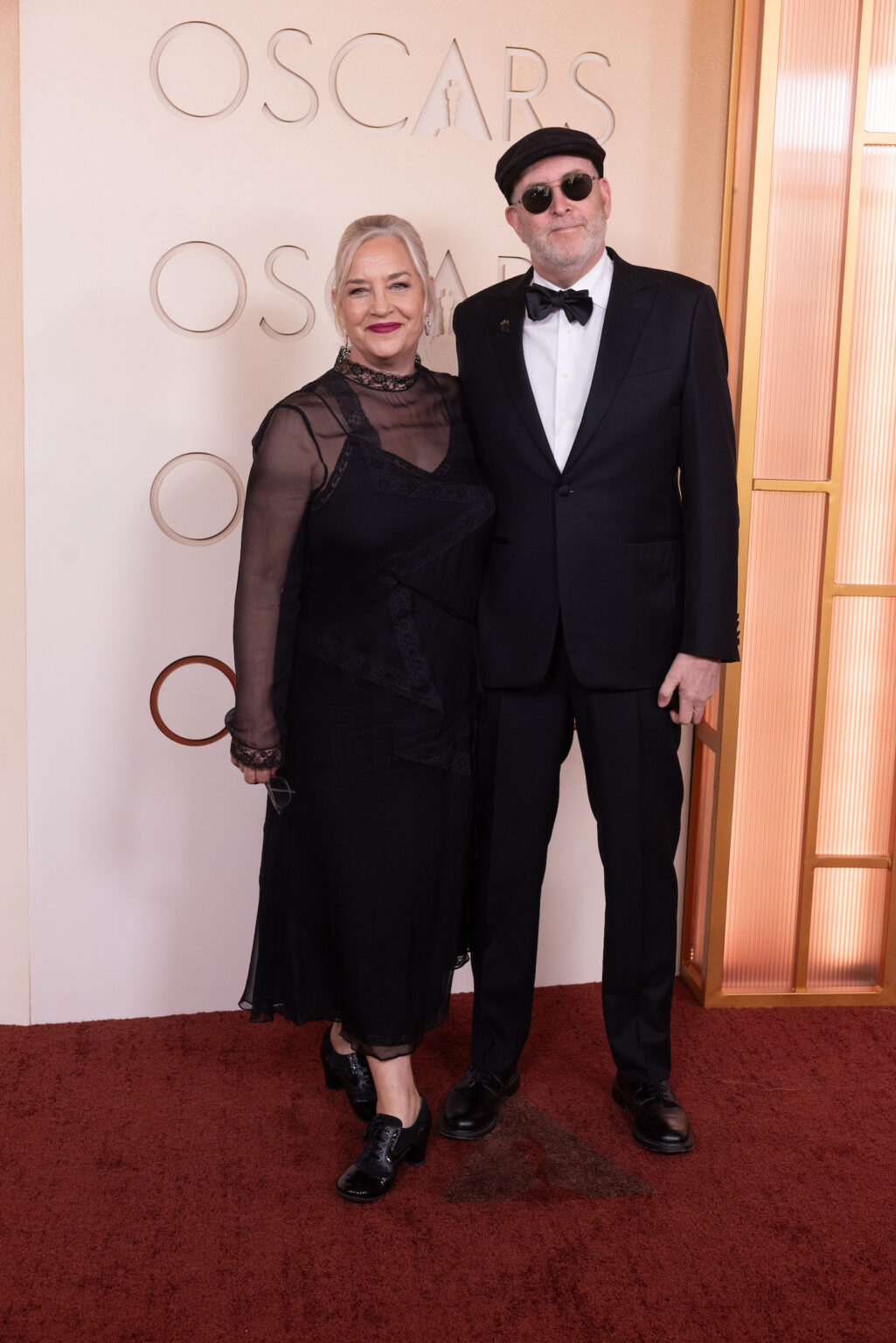 Tamara Deverell and guest arrive on the red carpet of the 98th Oscars® at the Dolby® Theatre at Ovation Hollywood on Sunday, March 15, 2026.