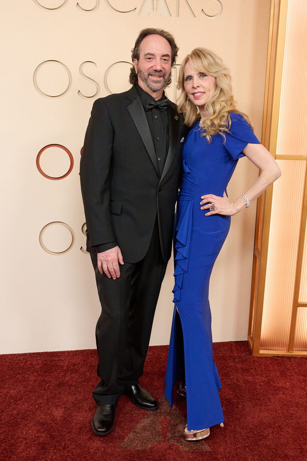 Stephen E. Rivkin and Dina Morrone arrive on the red carpet of the 98th Oscars® at the Dolby® Theatre at Ovation Hollywood on Sunday, March 15, 2026.