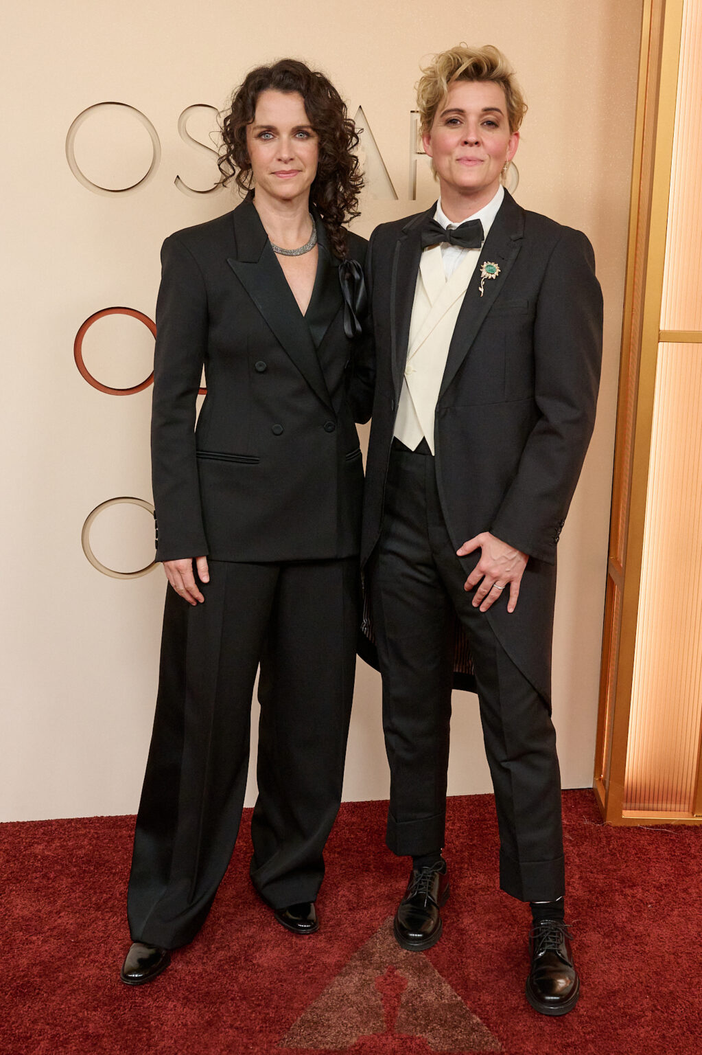 Catherine Shepherd and Brandi Carlile arrive on the red carpet of the 98th Oscars® at the Dolby® Theatre at Ovation Hollywood on Sunday, March 15, 2026.