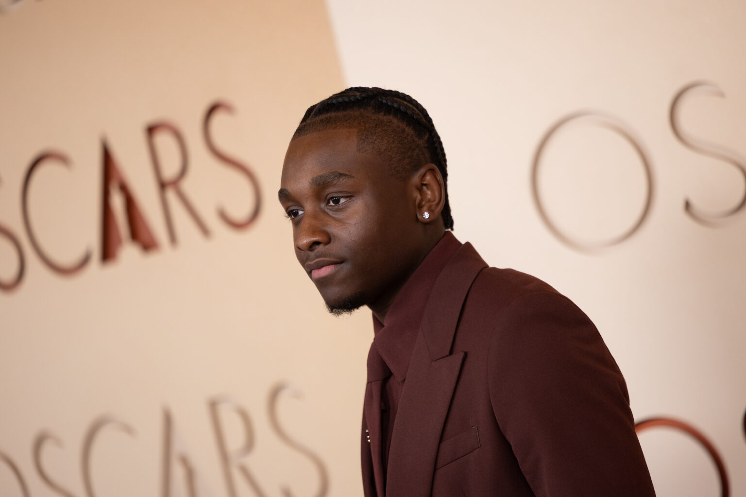 Miles Caton arrives on the red carpet of the 98th Oscars® at the Dolby® Theatre at Ovation Hollywood on Sunday, March 15, 2026.