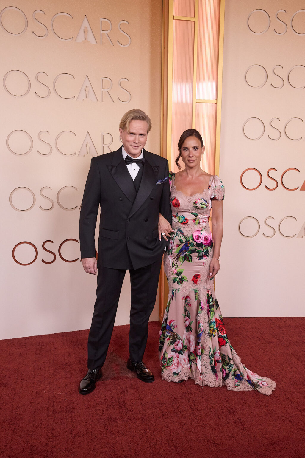 Cary Elwes and Lisa Marie Kubikoff arrive on the red carpet of the 98th Oscars® at the Dolby® Theatre at Ovation Hollywood on Sunday, March 15, 2026.