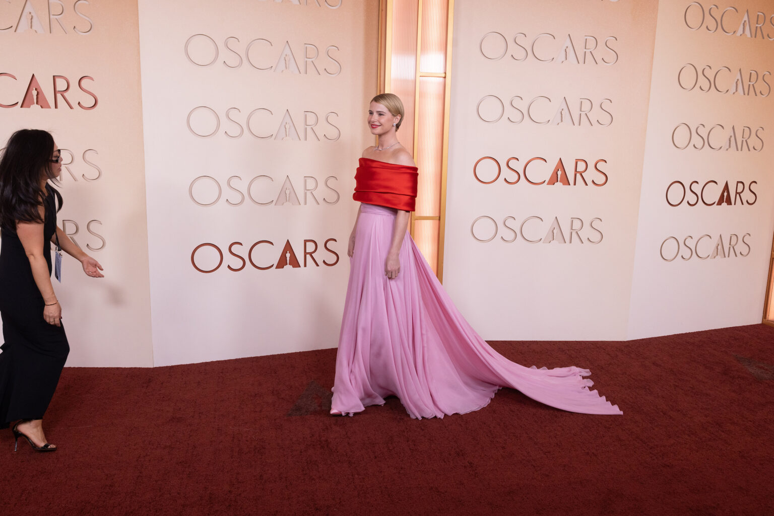 Jessie Buckley arrives on the red carpet of the 98th Oscars® at the Dolby® Theatre at Ovation Hollywood on Sunday, March 15, 2026.