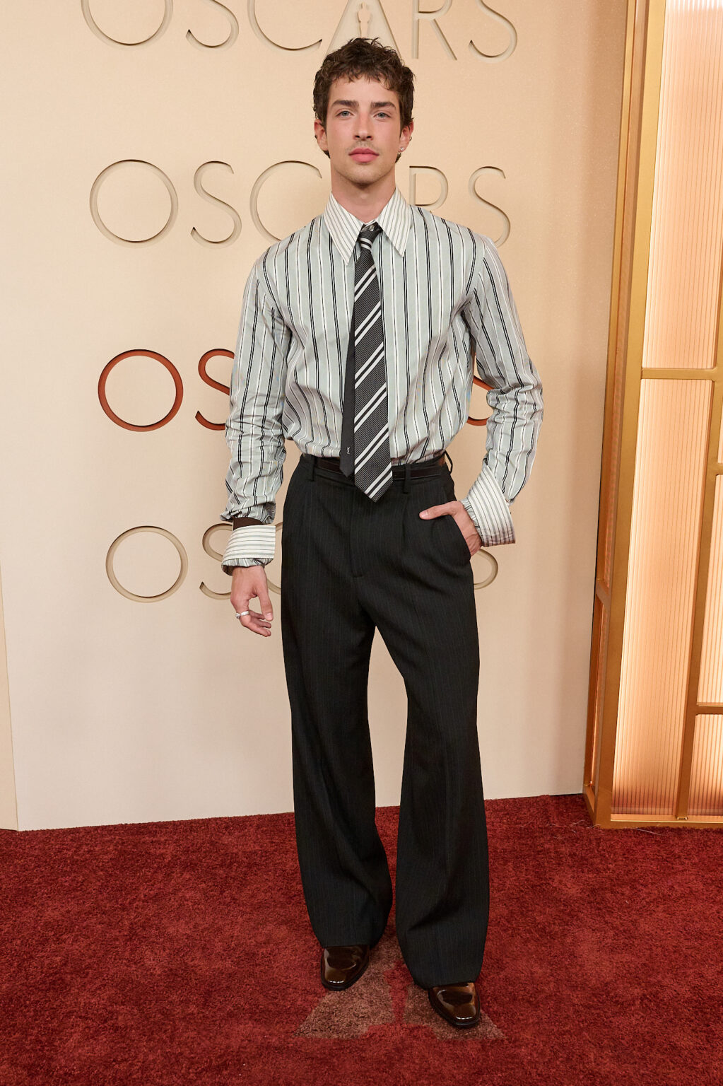 Manu Rios arrives on the red carpet of the 98th Oscars® at the Dolby® Theatre at Ovation Hollywood on Sunday, March 15, 2026.