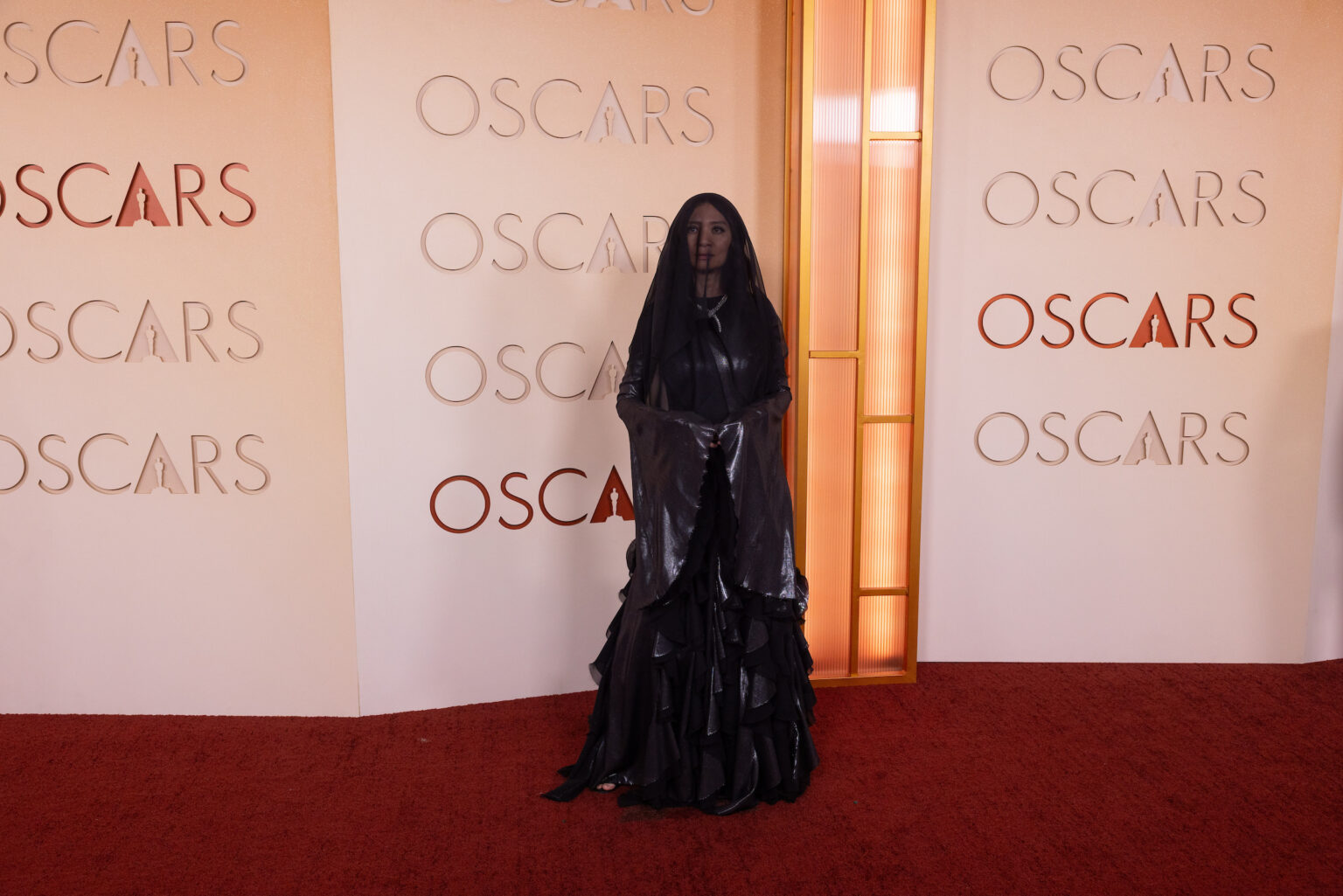 Chloé Zhao arrives on the red carpet of the 98th Oscars® at the Dolby® Theatre at Ovation Hollywood on Sunday, March 15, 2026.