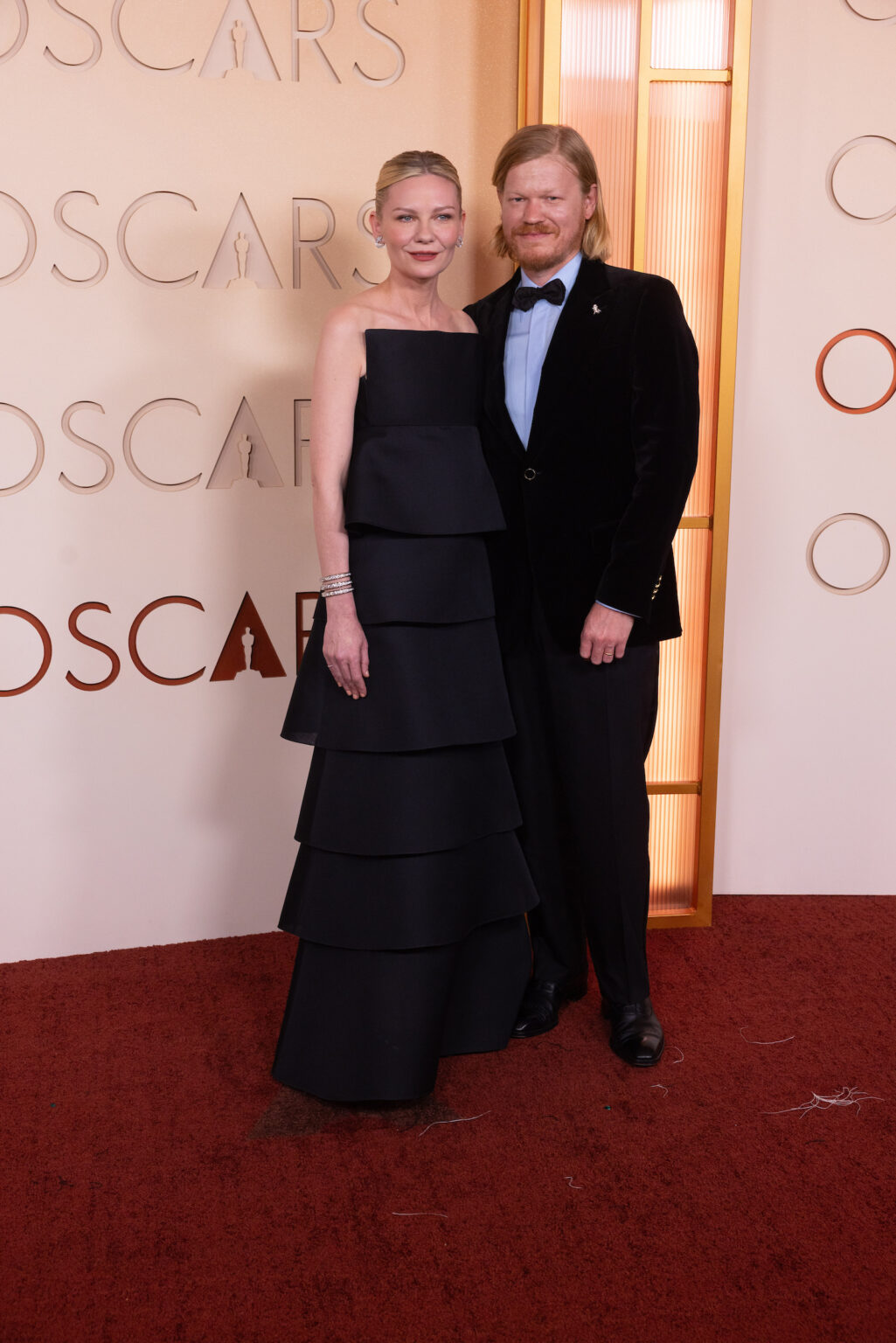 Kirsten Dunst and Jesse Plemons arrive on the red carpet of the 98th Oscars® at the Dolby® Theatre at Ovation Hollywood on Sunday, March 15, 2026.
