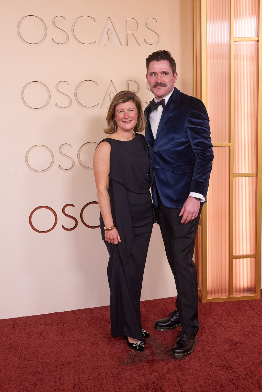 David Vickery and guest arrive on the red carpet of the 98th Oscars® at the Dolby® Theatre at Ovation Hollywood on Sunday, March 15, 2026.