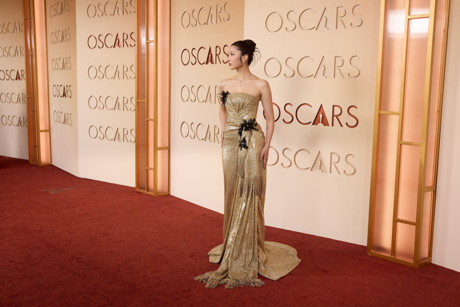 Ejae arrives on the red carpet of the 98th Oscars® at the Dolby® Theatre at Ovation Hollywood on Sunday, March 15, 2026.