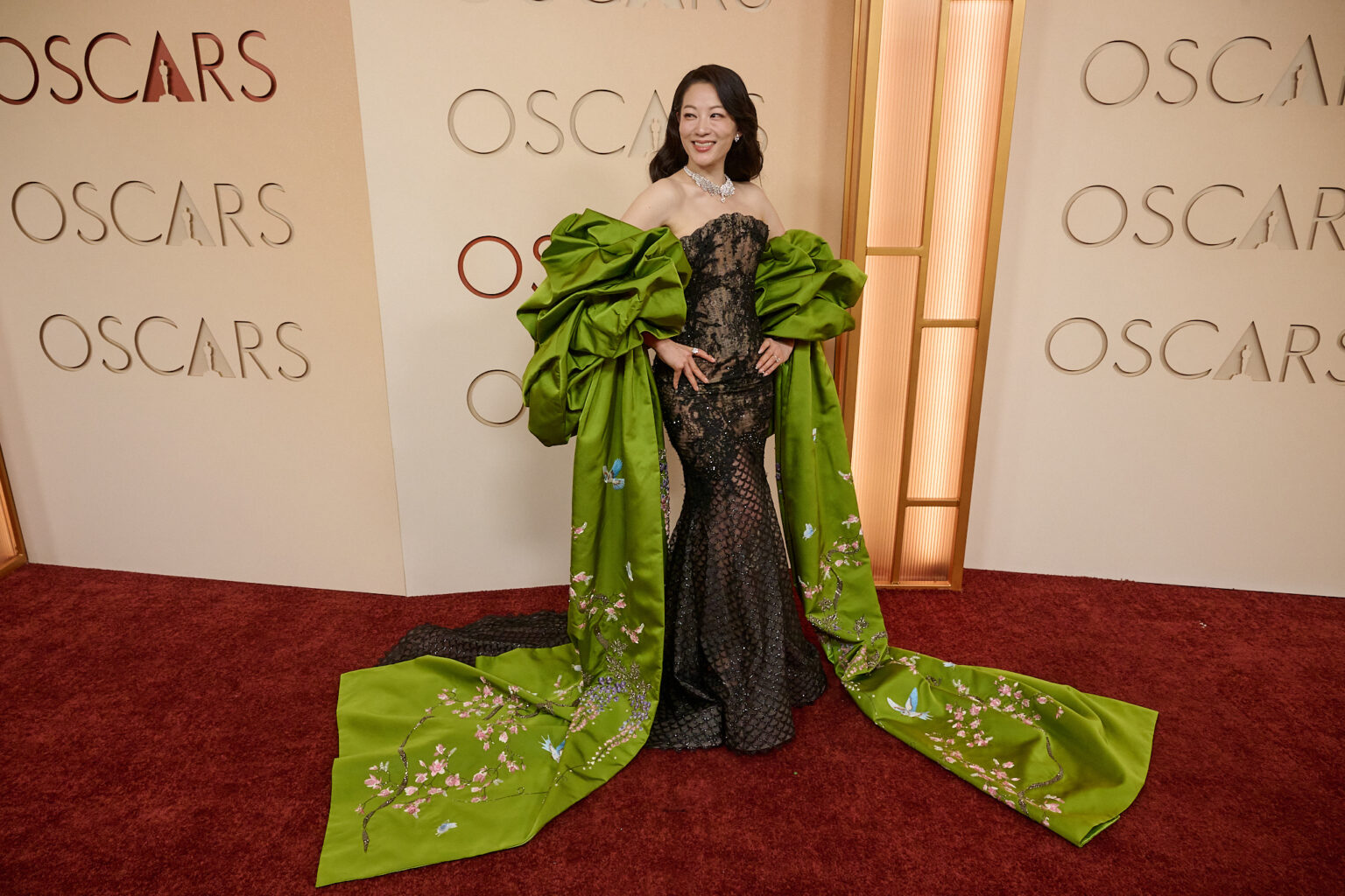 Arden Cho arrives on the red carpet of the 98th Oscars® at the Dolby® Theatre at Ovation Hollywood on Sunday, March 15, 2026.
