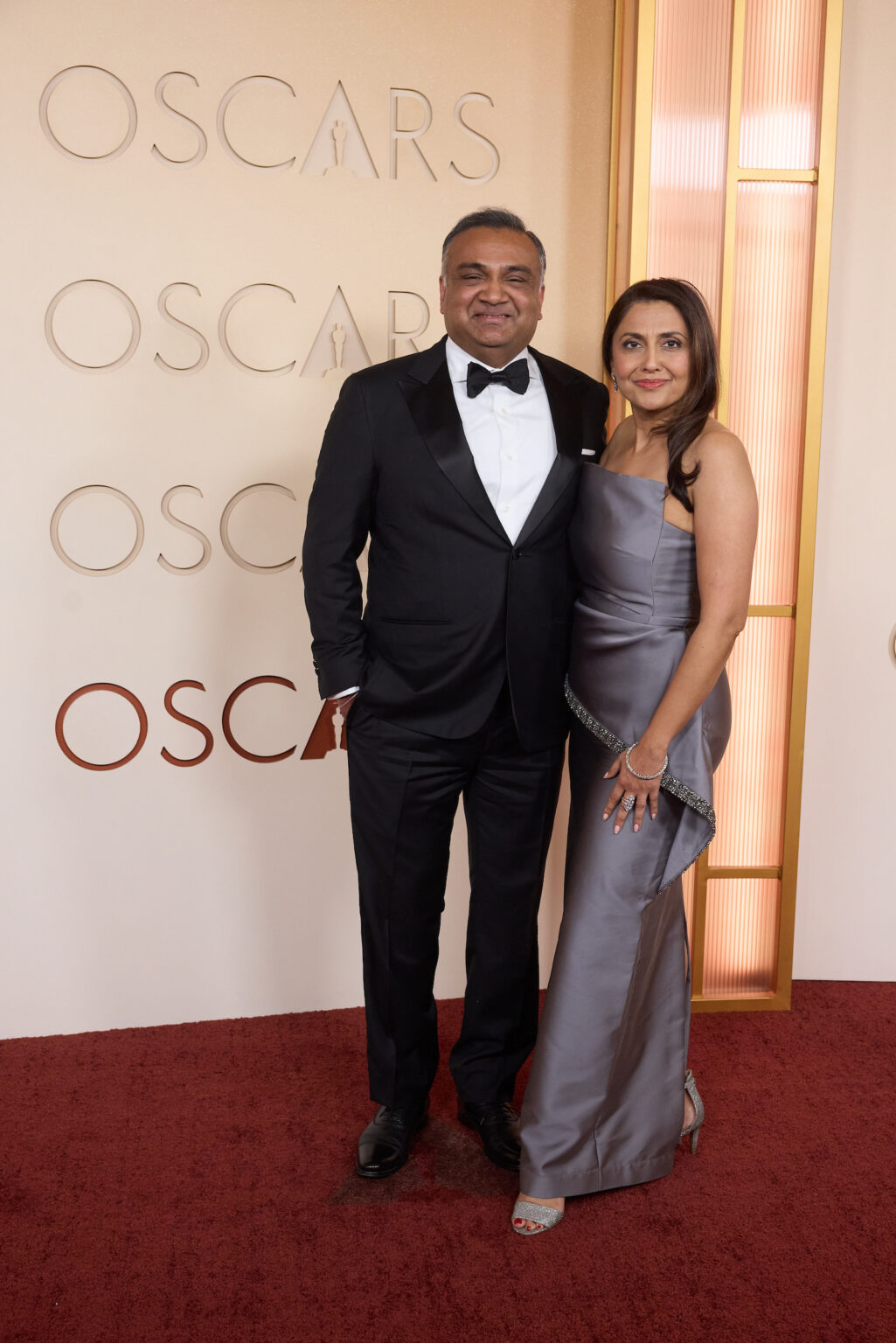 Neal Mohan and Hema Sareen Mohan arrives on the red carpet of the 98th Oscars® at the Dolby® Theatre at Ovation Hollywood on Sunday, March 15, 2026.