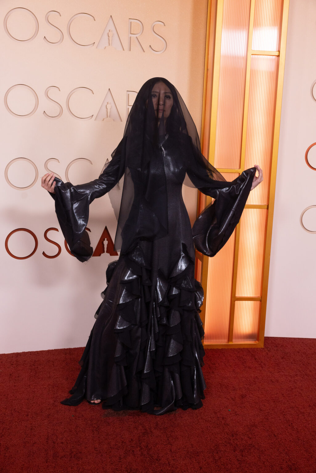 Chloé Zhao arrives on the red carpet of the 98th Oscars® at the Dolby® Theatre at Ovation Hollywood on Sunday, March 15, 2026.