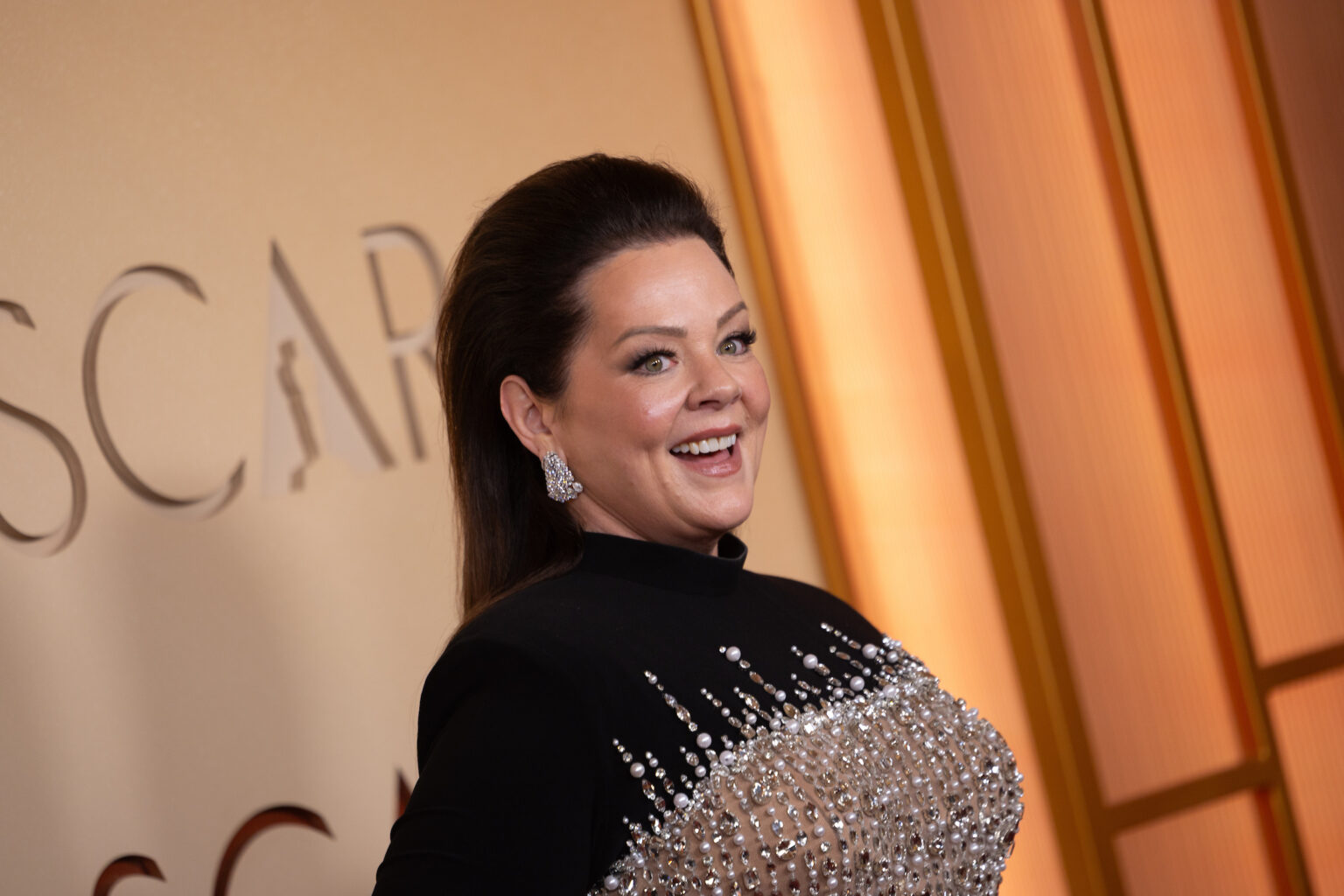 Melissa McCarthy arrives on the red carpet of the 98th Oscars® at the Dolby® Theatre at Ovation Hollywood on Sunday, March 15, 2026.