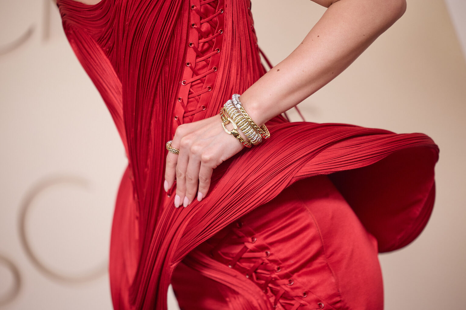 Li Jun Li arrives on the red carpet of the 98th Oscars® at the Dolby® Theatre at Ovation Hollywood on Sunday, March 15, 2026.