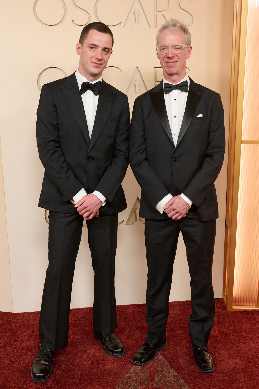 Greg Chapman (R) and guest arrive on the red carpet of the 98th Oscars® at the Dolby® Theatre at Ovation Hollywood on Sunday, March 15, 2026.