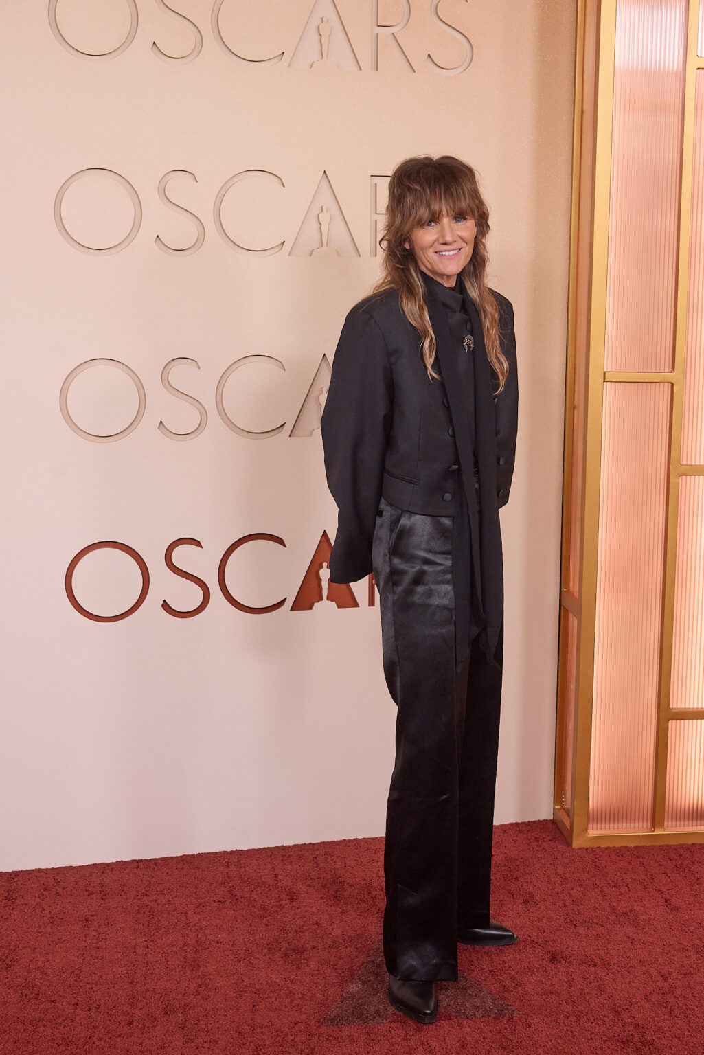 Monique Champagne arrives on the red carpet of the 98th Oscars® at the Dolby® Theatre at Ovation Hollywood on Sunday, March 15, 2026.