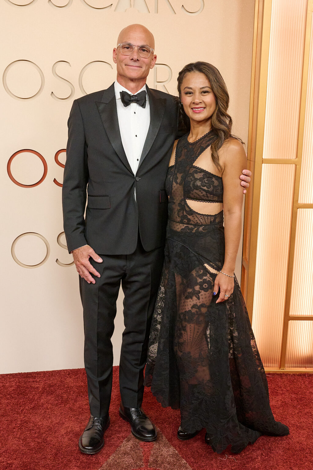 Brandon K. McLaughlin and Michelle Tesoro arrive on the red carpet of the 98th Oscars® at the Dolby® Theatre at Ovation Hollywood on Sunday, March 15, 2026.