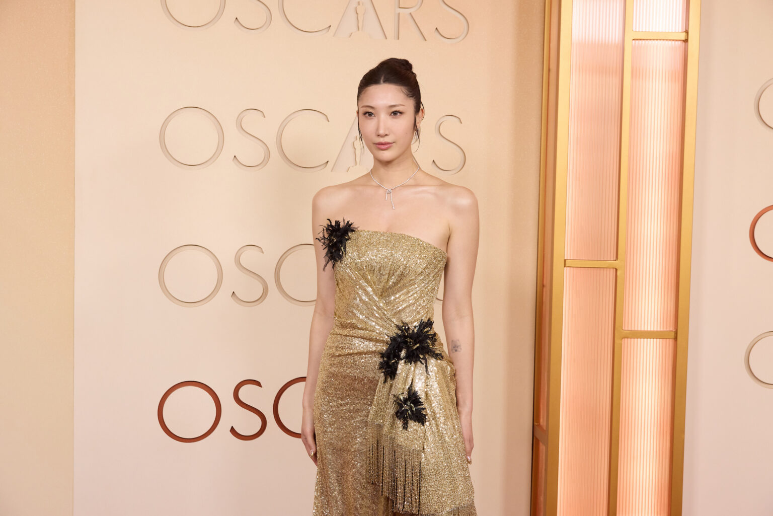 Ejae arrives on the red carpet of the 98th Oscars® at the Dolby® Theatre at Ovation Hollywood on Sunday, March 15, 2026.