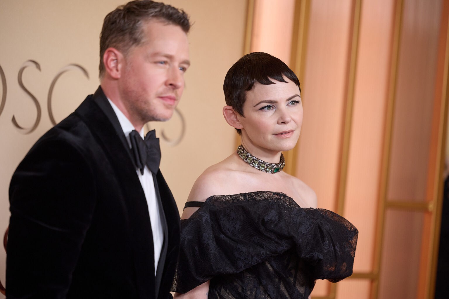 Josh Dallas and Ginnifer Goodwin arrive on the red carpet of the 98th Oscars® at the Dolby® Theatre at Ovation Hollywood on Sunday, March 15, 2026.