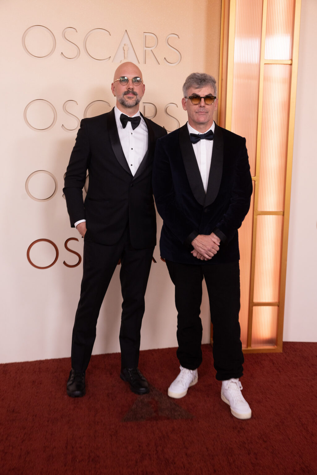 Shane Vieau (R) and guest arrive on the red carpet of the 98th Oscars® at the Dolby® Theatre at Ovation Hollywood on Sunday, March 15, 2026.
