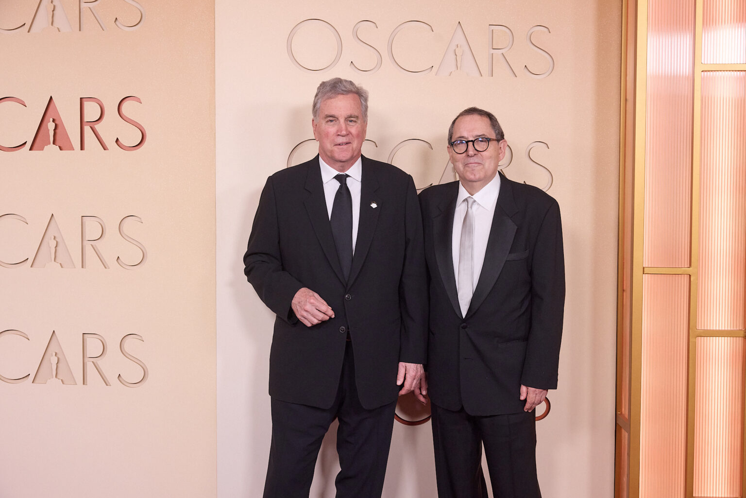 Tom Bernard and Michael Barker arrive on the red carpet of the 98th Oscars® at the Dolby® Theatre at Ovation Hollywood on Sunday, March 15, 2026.