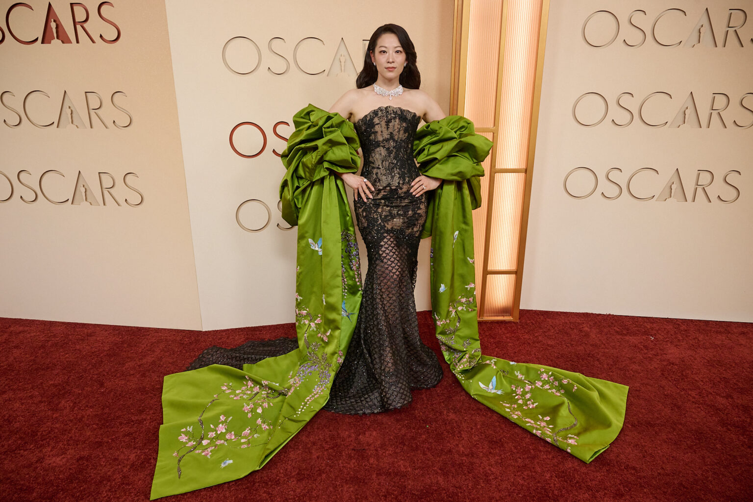 Arden Cho arrives on the red carpet of the 98th Oscars® at the Dolby® Theatre at Ovation Hollywood on Sunday, March 15, 2026.