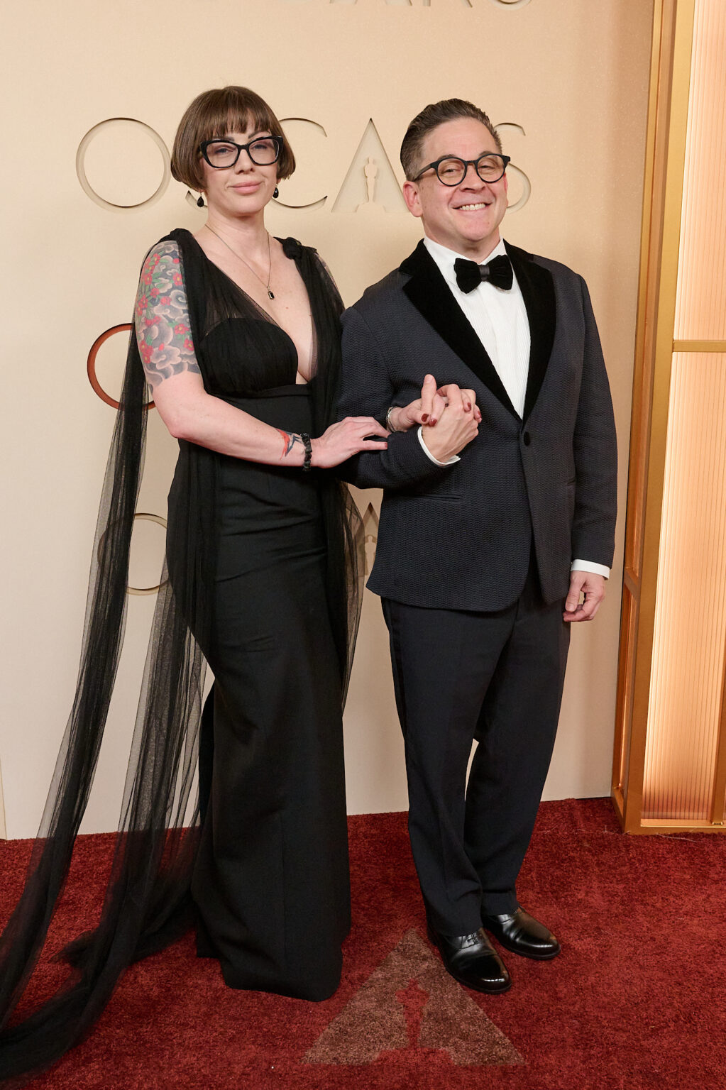 Gary Rizzo and guest arrive on the red carpet of the 98th Oscars® at the Dolby® Theatre at Ovation Hollywood on Sunday, March 15, 2026.