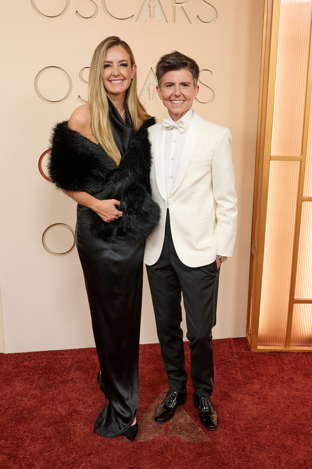 Stephanie Allynne and Tig Notaro arrive on the red carpet of the 98th Oscars® at the Dolby® Theatre at Ovation Hollywood on Sunday, March 15, 2026.