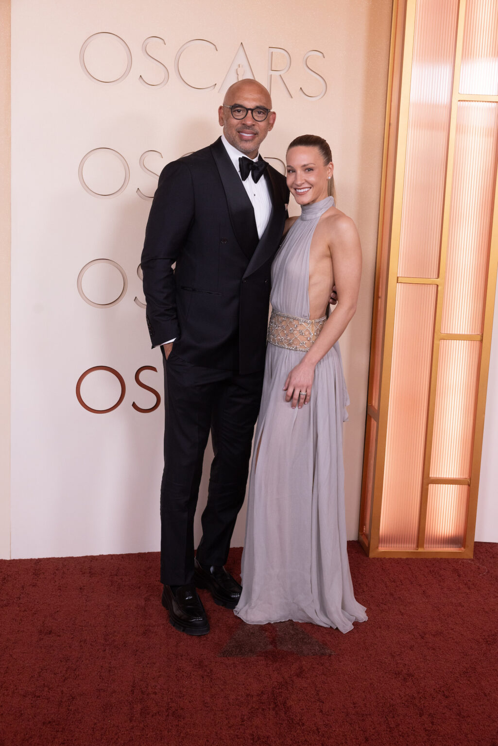 Harvey Mason Jr. and Britt Mason arrive on the red carpet of the 98th Oscars® at the Dolby® Theatre at Ovation Hollywood on Sunday, March 15, 2026.