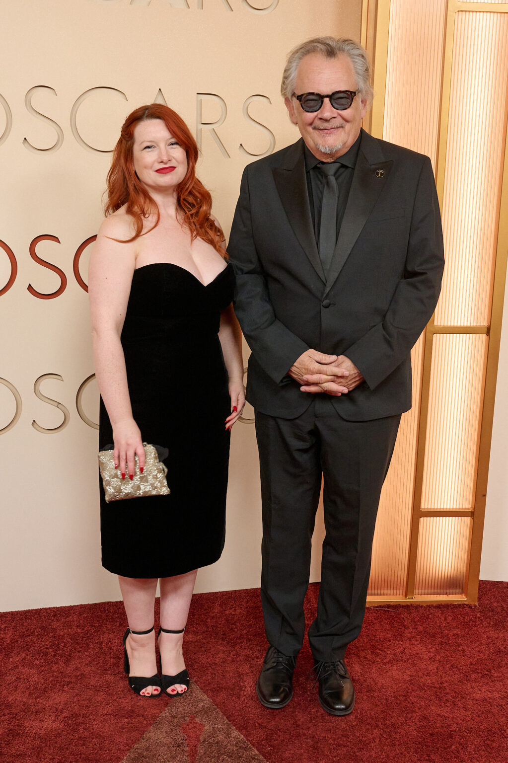 K. K. Barrett and guest arrive on the red carpet of the 98th Oscars® at the Dolby® Theatre at Ovation Hollywood on Sunday, March 15, 2026.