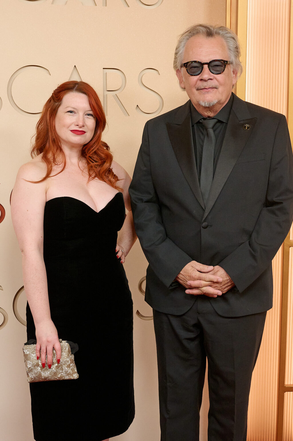 K. K. Barrett and guest arrive on the red carpet of the 98th Oscars® at the Dolby® Theatre at Ovation Hollywood on Sunday, March 15, 2026.