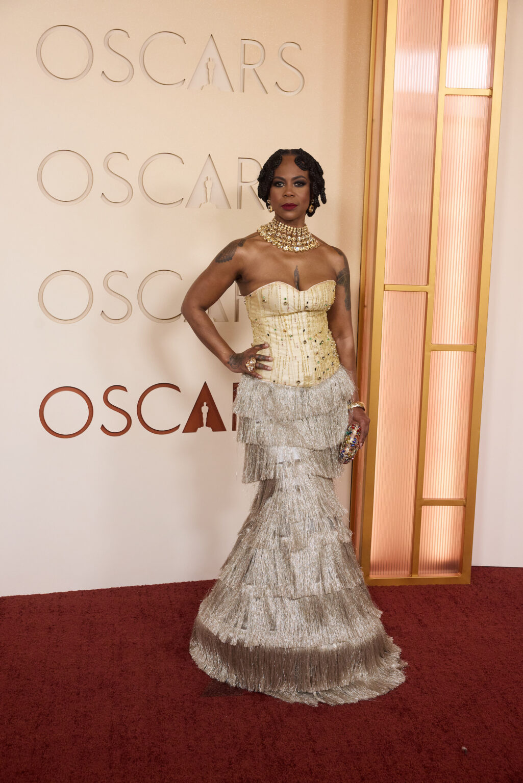 Hannah Beachler arrives on the red carpet of the 98th Oscars® at the Dolby® Theatre at Ovation Hollywood on Sunday, March 15, 2026.