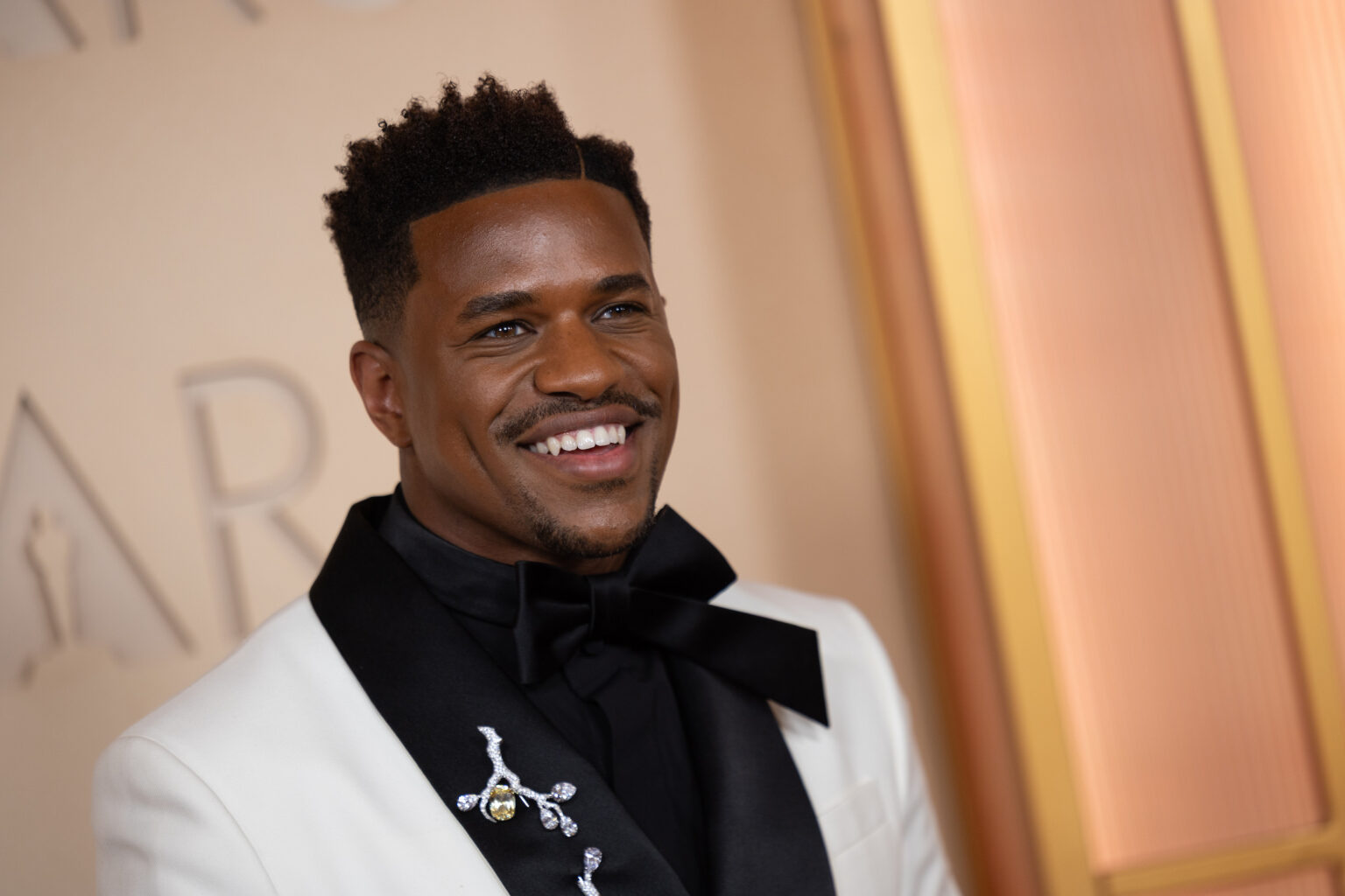 Jeremy Pope arrives on the red carpet of the 98th Oscars® at the Dolby® Theatre at Ovation Hollywood on Sunday, March 15, 2026.