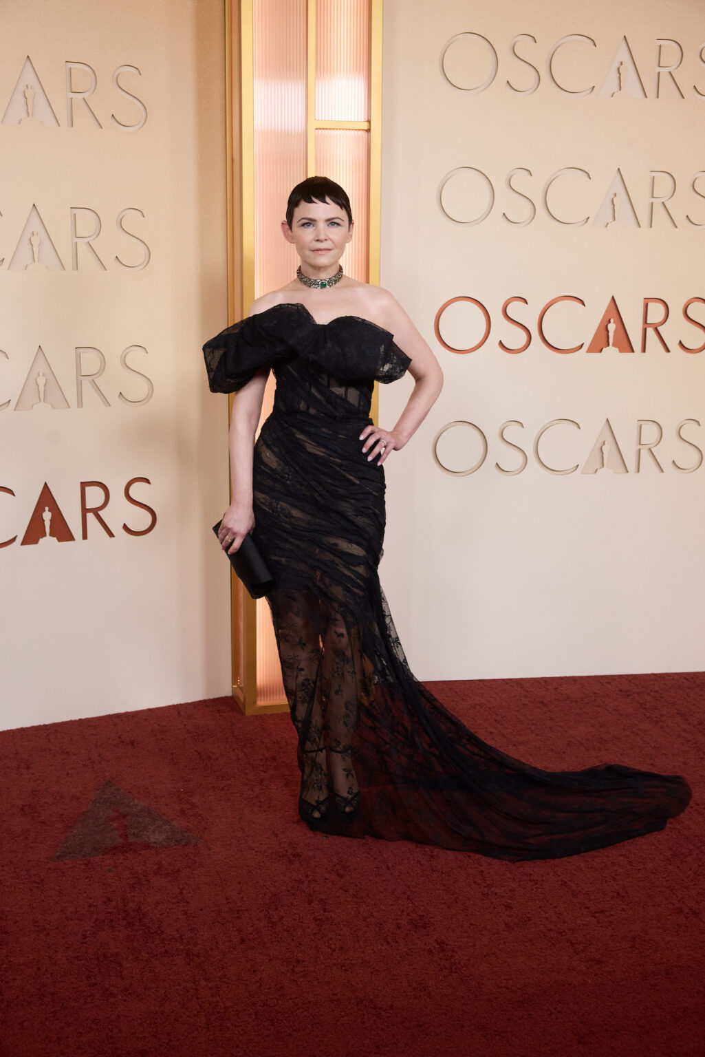 Ginnifer Goodwin arrives on the red carpet of the 98th Oscars® at the Dolby® Theatre at Ovation Hollywood on Sunday, March 15, 2026.